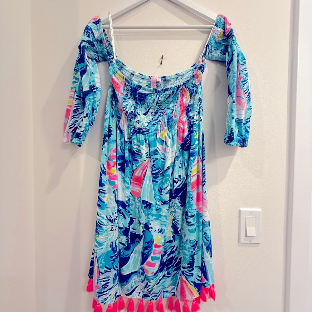 Lilly Pulitzer Multicolor Smocked Top Dress